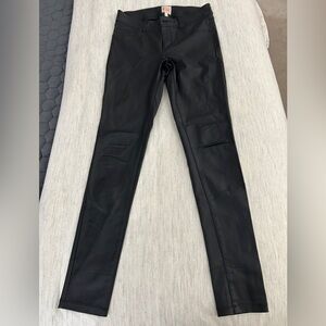 GB Black Coated Skinny Jeans